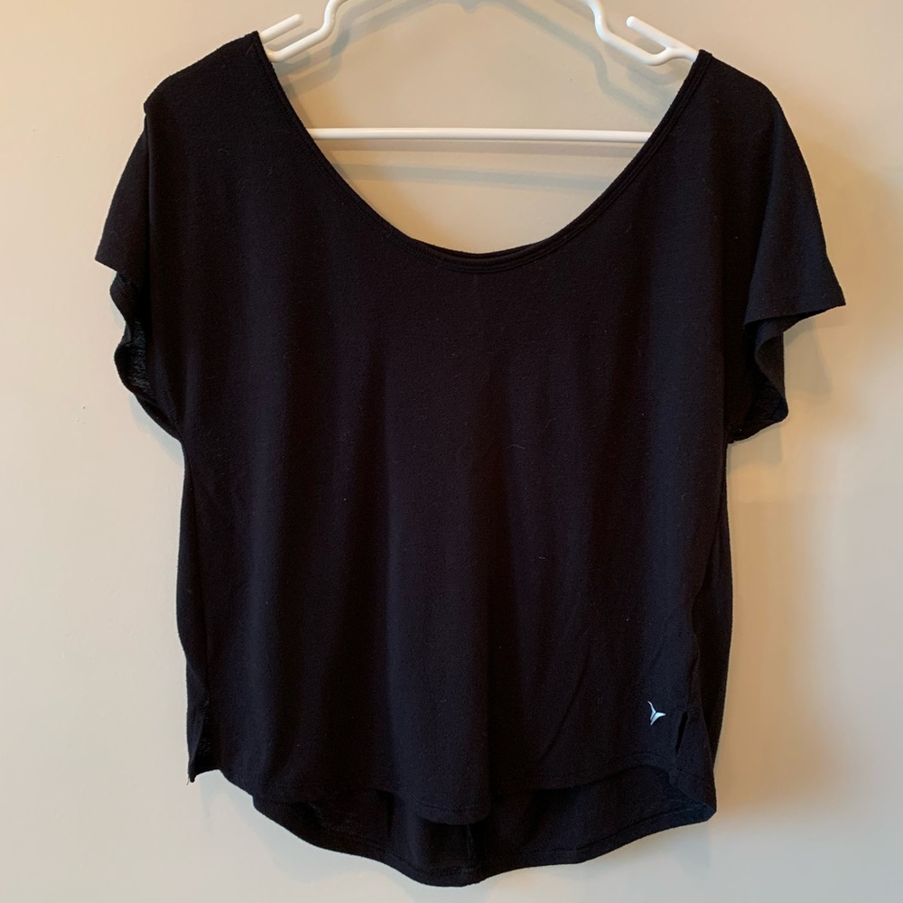 Old Navy Active Tees - Black, White - Small